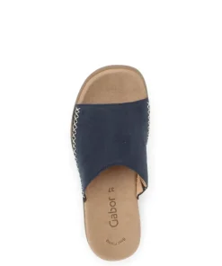 Gabor Damen Pantolette Rauleder blau S14 03.705.16