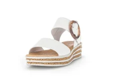 Gabor Damen Plateau Sandale Leder weiß S14 44.550.20