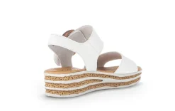 Gabor Damen Plateau Sandale Leder weiß S14 44.550.20