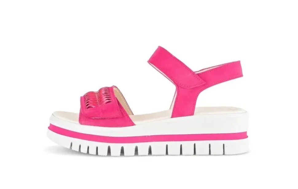 Gabor Damen Sandale Rauleder pink S14 44.626.10