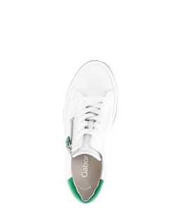 Gabor Damen Sneaker Leder Wechselfußbett weiß S14 43.264.29