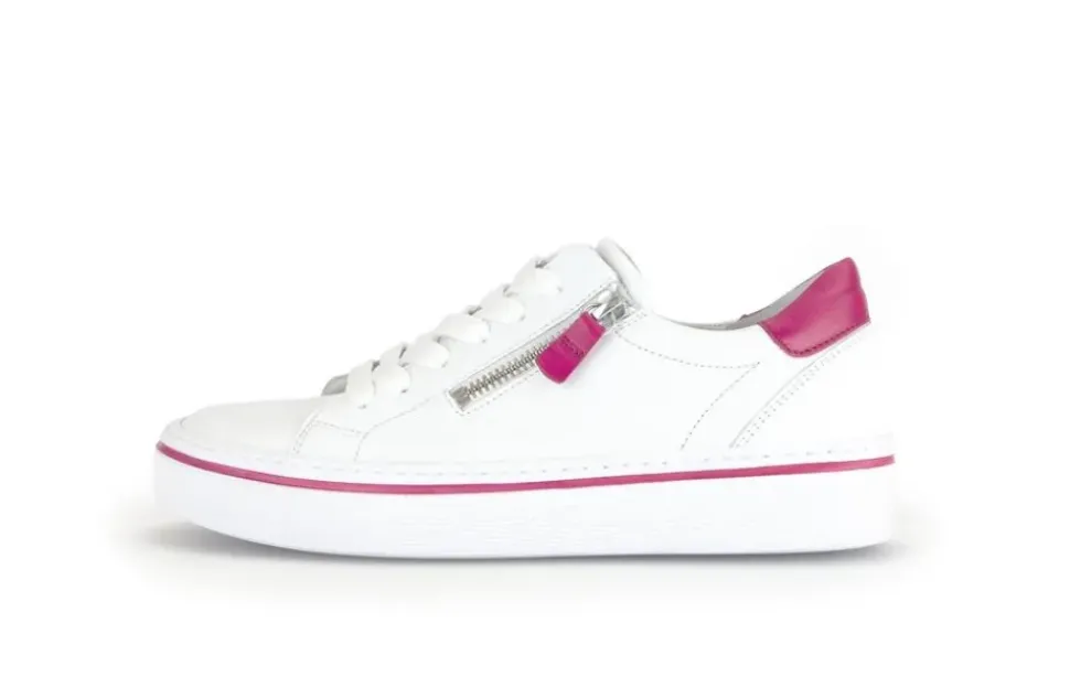 Gabor Damen Sneaker Leder Wechselfußbett weiß S14 43.264.20
