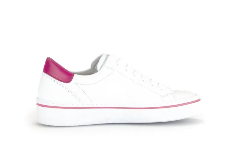 Gabor Damen Sneaker Leder Wechselfußbett weiß S14 43.264.20