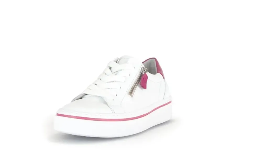 Gabor Damen Sneaker Leder Wechselfußbett weiß S14 43.264.20