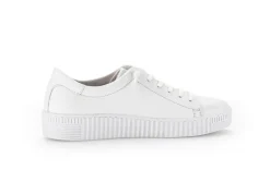 Gabor Damen Sneaker low Leder Wechselfußbett weiß S14 43.331.21