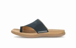 Gabor Damen Zehentrenner Rauleder blau S14  03.700.16