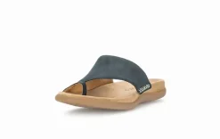 Gabor Damen Zehentrenner Rauleder blau S14 03.700.16