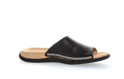 Gabor Pantolette Leder schwarz 03.705.27