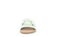 Gabor Pantolette Leder Zierschnalle COMFORT-Mehrweite G grün S14 42.792.53