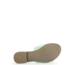 Gabor Pantolette Leder Zierschnalle COMFORT-Mehrweite G grün S14 42.792.53