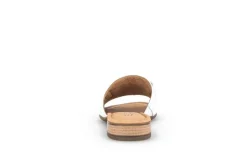Gabor Pantolette Leder  Zierschnalle  COMFORT-Mehrweite G weiß S14 42.792.50