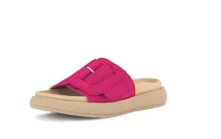 Gabor Pantolette Rauleder große Zierschnalle pink S14 43.751.10