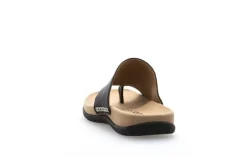 Gabor Pantolette Zehentrenner Leder schwarz 03.700.27