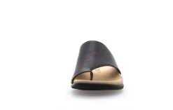 Gabor Pantolette Zehentrenner Leder schwarz 03.700.27