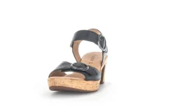Gabor Plateau Sandale schwarz S13 24.764.27