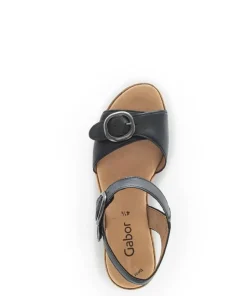Gabor Plateau Sandale schwarz S13 24.764.27