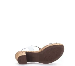 Gabor Plateau Sandale weiß S13  24.763.21