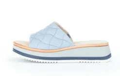 GABOR RHODOS Pantolette blau Leder Mehrweite 82.741.26
