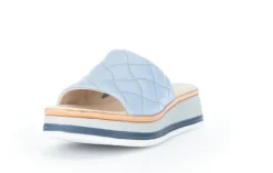 GABOR RHODOS Pantolette blau Leder Mehrweite 82.741.26