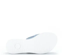 GABOR RHODOS Pantolette blau Leder Mehrweite 82.741.26
