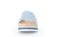 GABOR RHODOS Pantolette blau Leder Mehrweite 82.741.26
