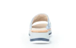 GABOR RHODOS Pantolette blau Leder Mehrweite 82.741.26
