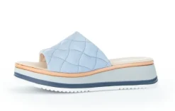 GABOR RHODOS Pantolette blau Leder Mehrweite 82.741.26