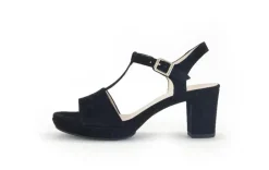 Gabor Riemchensandale Rauleder COMFORT-Mehrweite G schwarz S14  42.391.47