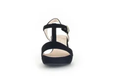 Gabor Riemchensandale Rauleder COMFORT-Mehrweite G schwarz S14 42.391.47