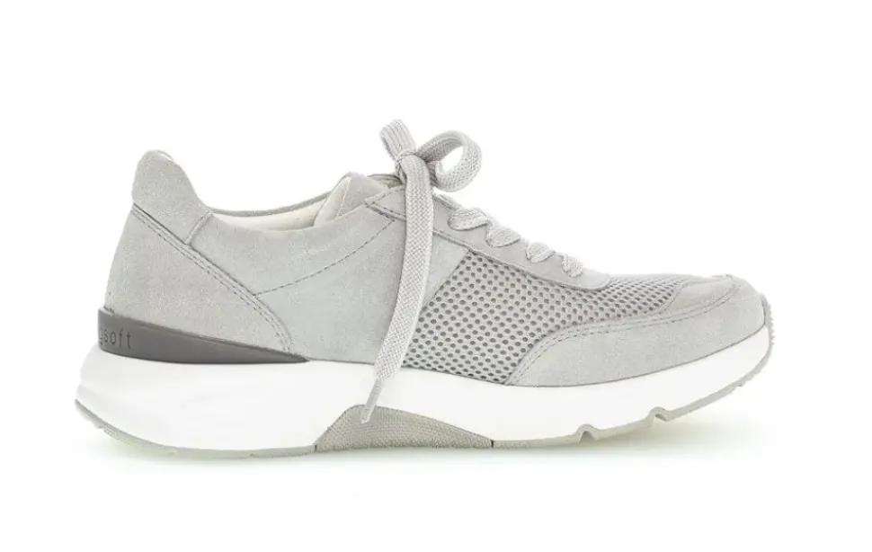 Gabor rollingsoft Damen Sneaker low Materialmix grau S13 26.897.40