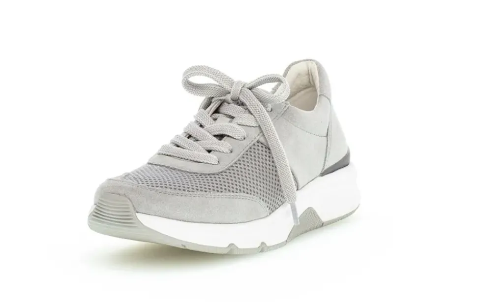 Gabor rollingsoft Damen Sneaker low Materialmix grau S13 26.897.40