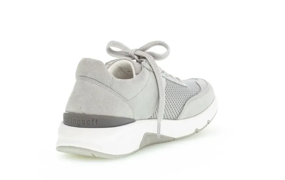 Gabor rollingsoft Damen Sneaker low Materialmix grau S13 26.897.40