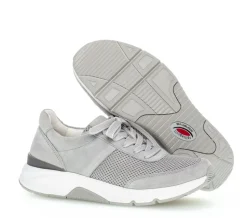 Gabor rollingsoft Damen Sneaker low Materialmix grau S13 26.897.40