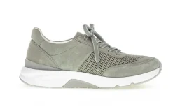 Gabor rollingsoft Damen Sneaker low Materialmix grün S13 26.897.41