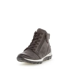 Gabor rollingsoft Schnürstiefelette Rauleder Wechselfußbett grau S23 36.868.39