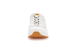 Gabor rollingsoft Sneaker Leder Materialmix Wechelfußbett weiß S14 9.876.51
