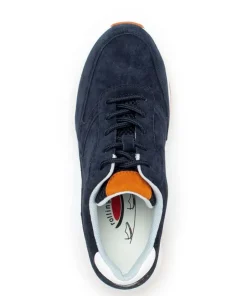 Gabor rollingsoft Sneaker Rauleder Wechselfußbett blau S14 9.876.36