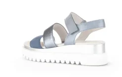 Gabor Sandalette Keilabsatz blau S13 24.610.66