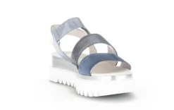 Gabor Sandalette Keilabsatz blau S13 24.610.66