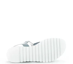 Gabor Sandalette Keilabsatz blau S13 24.610.66