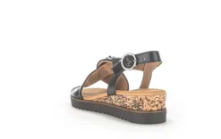 Gabor Sandalette Keilabsatz schwarz S13  22.751.27