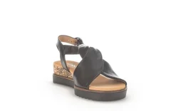 Gabor Sandalette Keilabsatz schwarz S13  22.751.27