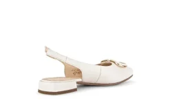 Gabor Slingpumps Leder Zierschnalle COMFORT-Mehrweite G creme S14 42.242.53