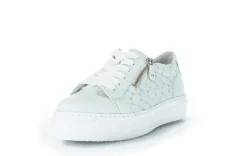 Gabor Sneaker low Leder Flechtoptik Wechselfußbett blau S12 83.324.26