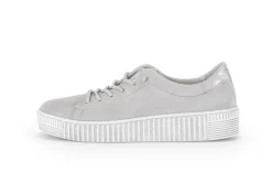 Gabor Sneaker low Rauleder Wechselfußbett grau S13  23.331.19
