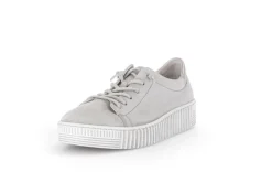 Gabor Sneaker low Rauleder Wechselfußbett grau S13  23.331.19