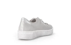 Gabor Sneaker low Rauleder Wechselfußbett grau S13  23.331.19