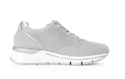 Gabor Sneaker Rauleder Wechselfußbett COMFORT-Mehrweite H grau S14  9.587.40