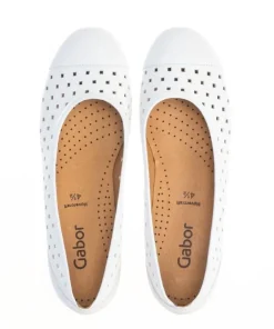 Gabor sportlicher Ballerina weiß S13 24.169.21