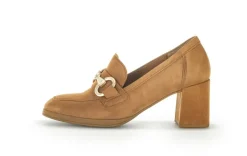 Gabor Trotteur Hochfrontpumps Rauleder Schmuck-detail braun S23 35.292.14